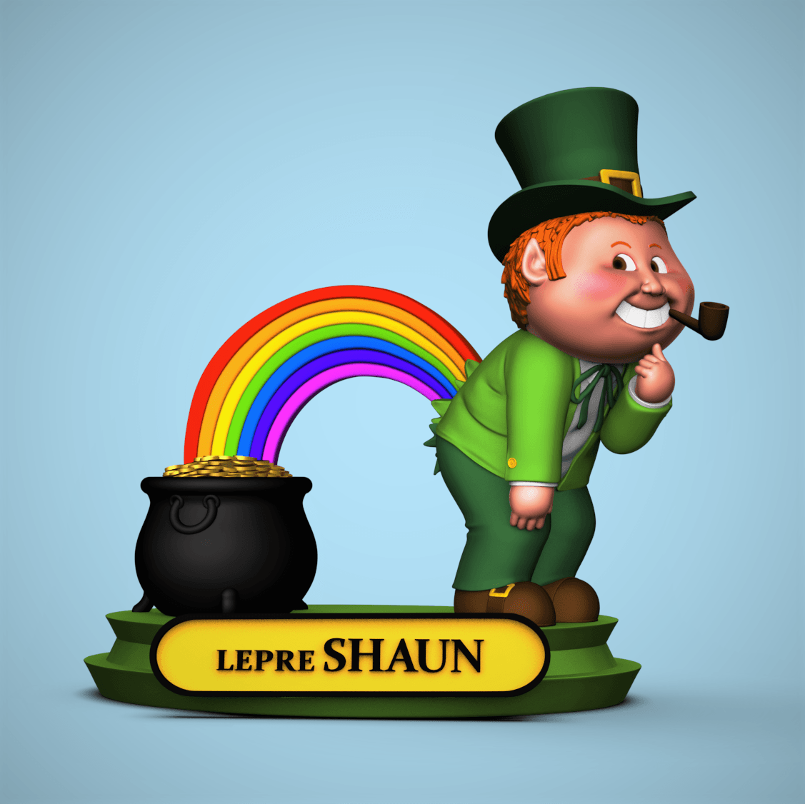 LepreSHAUN -Garbage Pail Kids 3d model