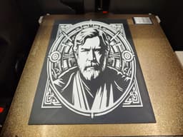 SW Obi-Wan Kenobi, Wall Art 3d model
