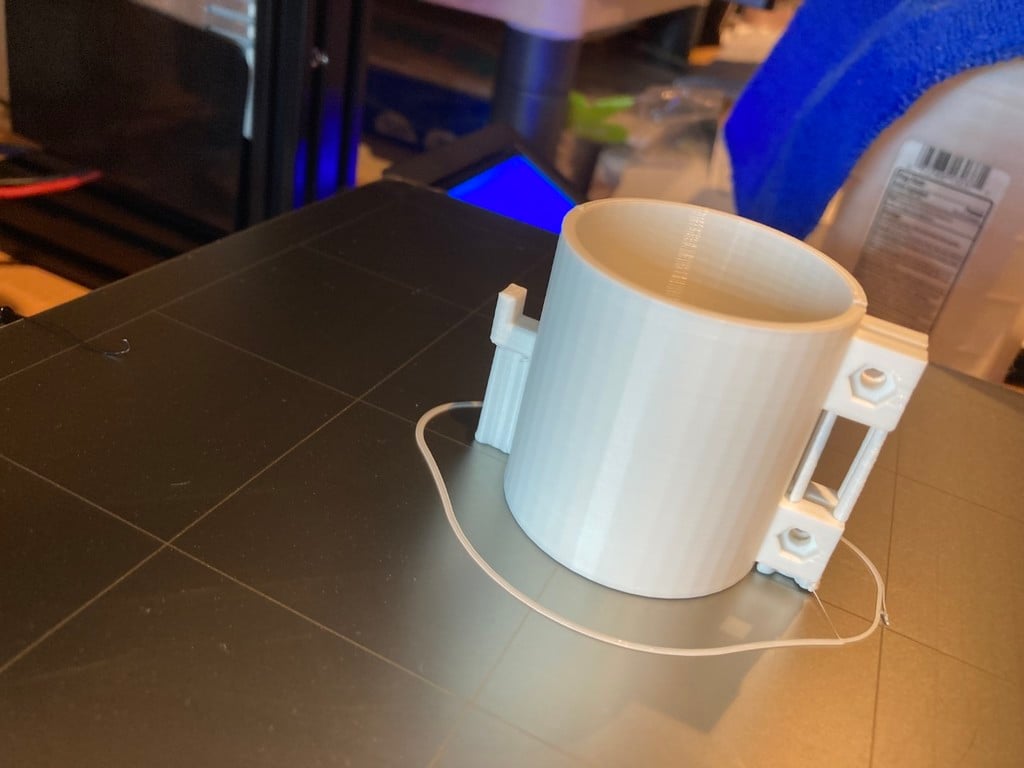 1-1/4" PVC pipe sleeve w/ hook 3d model
