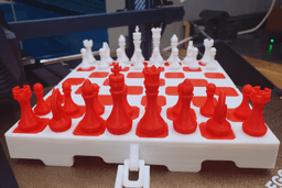 Foldable Chess Set 3d model