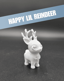 Happy Lil Reindeer 3d model