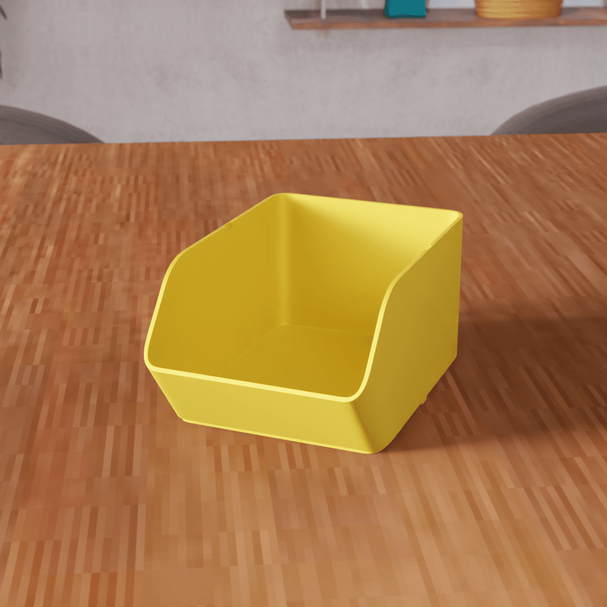 Modular Stackable Desktop Storage Bins Organizer System 3d model