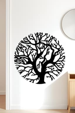 Tree Wall Art, Wall Decor, Home Decor 3d model