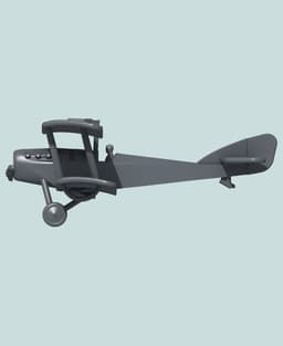1:144 Martinsyde G.102 "Elephant" 3d model