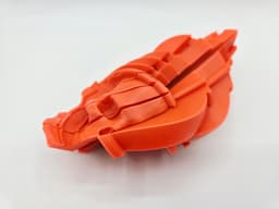 TWIST ASTRONAUT SKULL FIDGET RIGHT VISOR 3d model