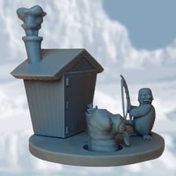 Penguin's Surprise Catch 3d model