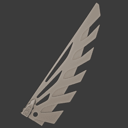 Big Feather Blade 3d model