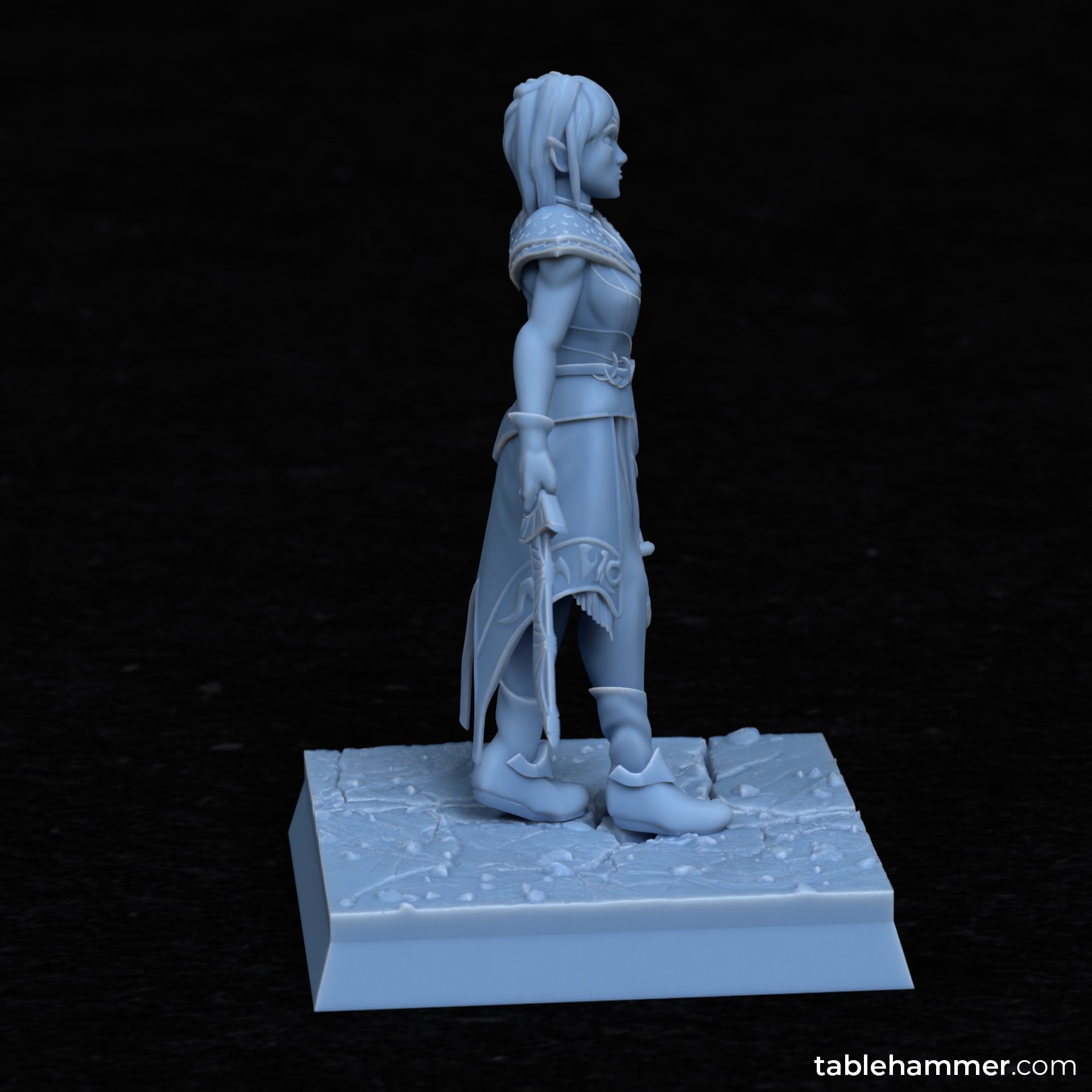 Arithmea - Elf Demon Huntress 3d model
