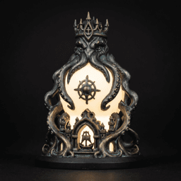 Kraken King Orb Lamp 3d model