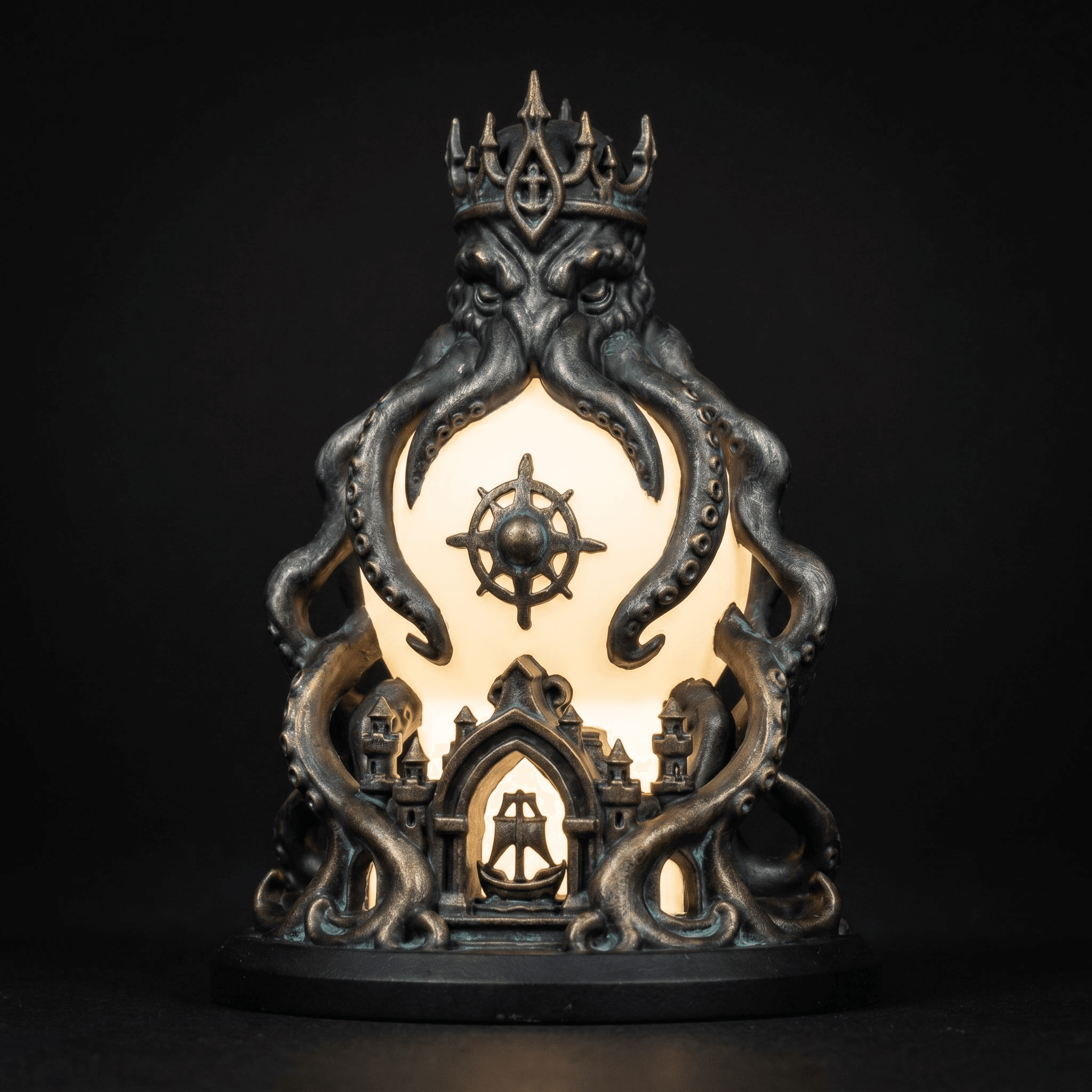 Kraken King Orb Lamp 3d model
