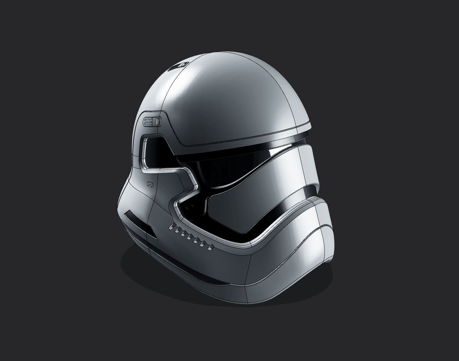 Star Wars Stormtrooper Helmet.3mf 3d model