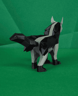Mightyena Low Poly Pokemon 3d model