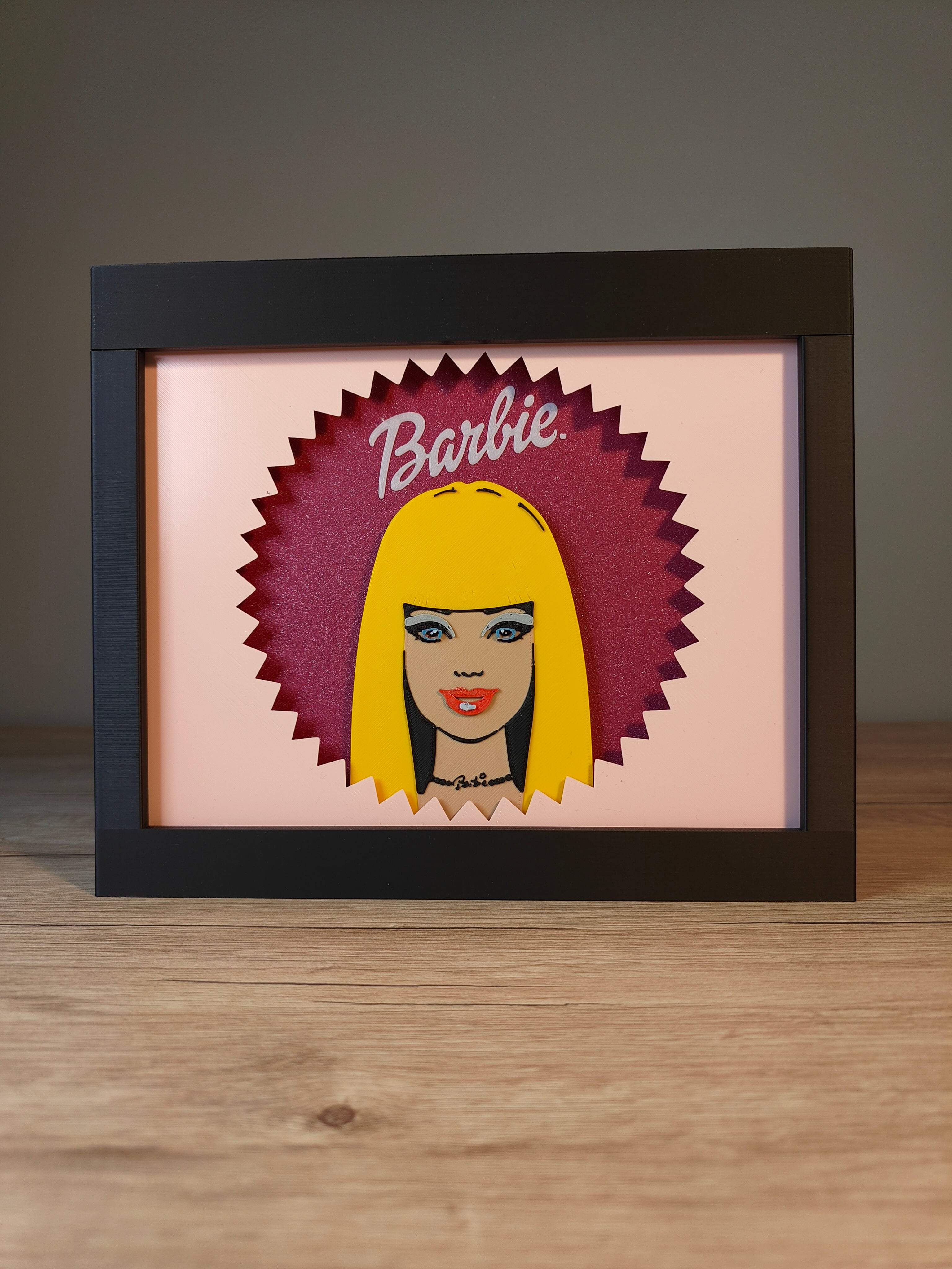 Barbie Shadow Box 3d model