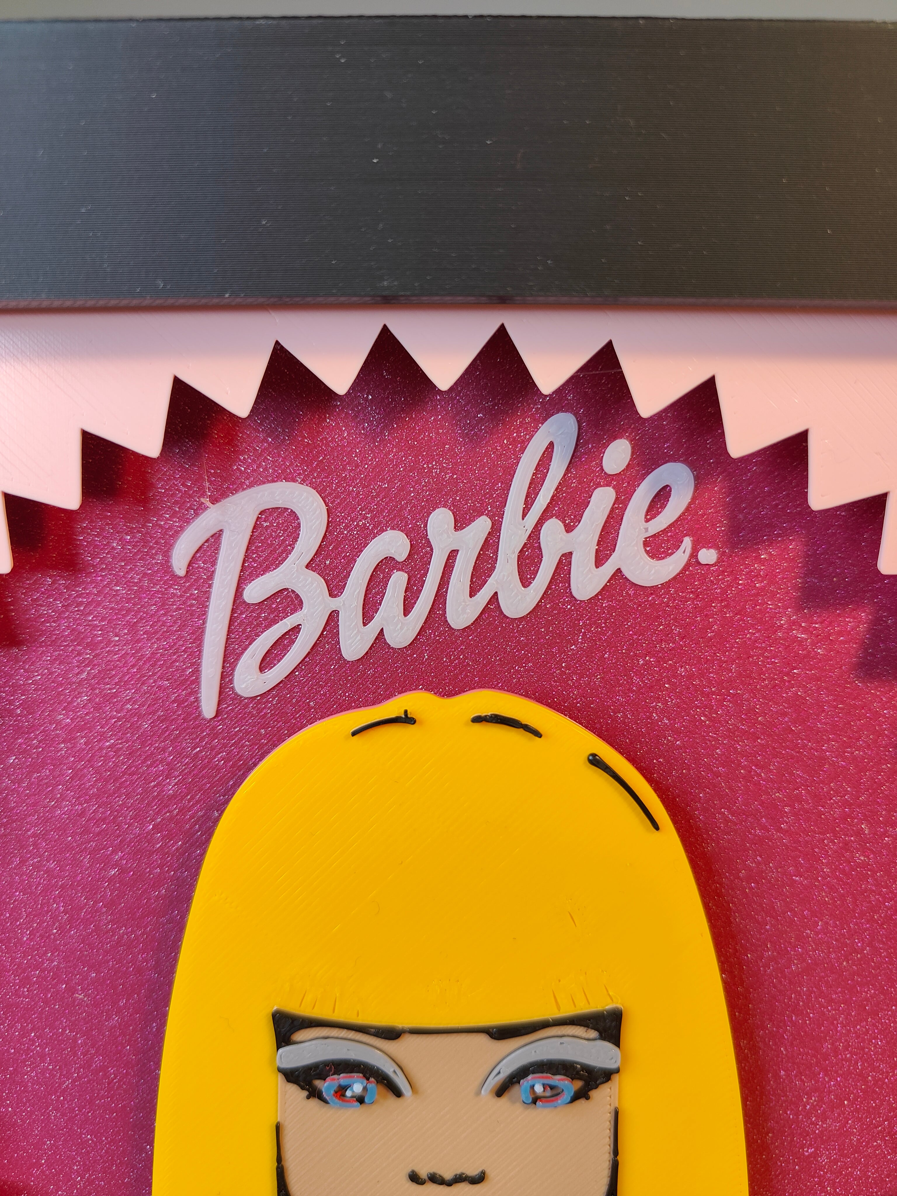 Barbie Shadow Box 3d model