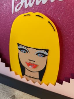 Barbie Shadow Box 3d model