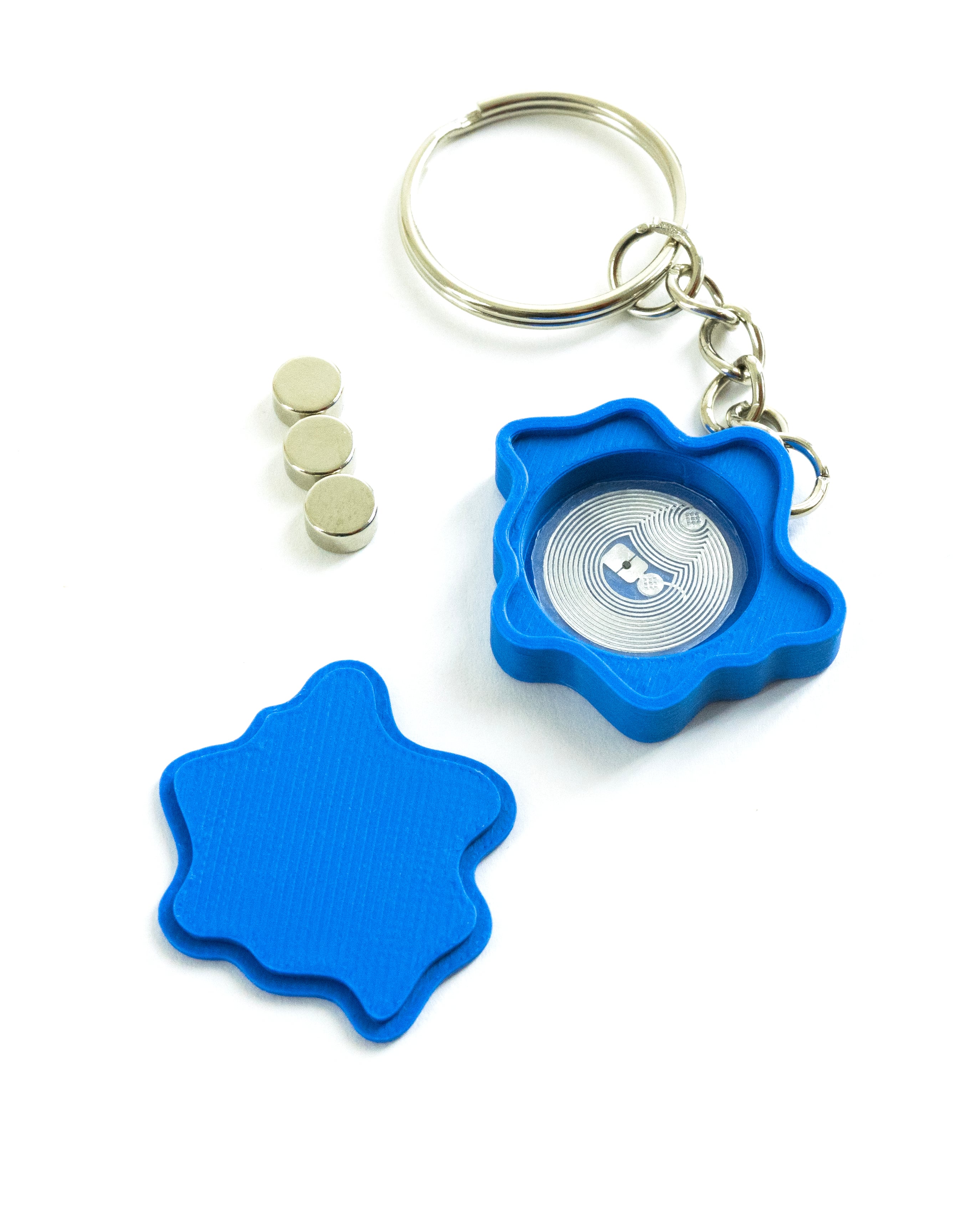 Puddle // Flatland Keychain Magnet 3d model