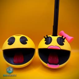 Ms. Pac-Man Pencil Holder 3d model