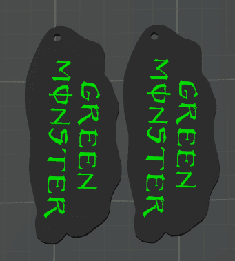 Made this for my son based off of this design. Green Monster is the name of his jeep.