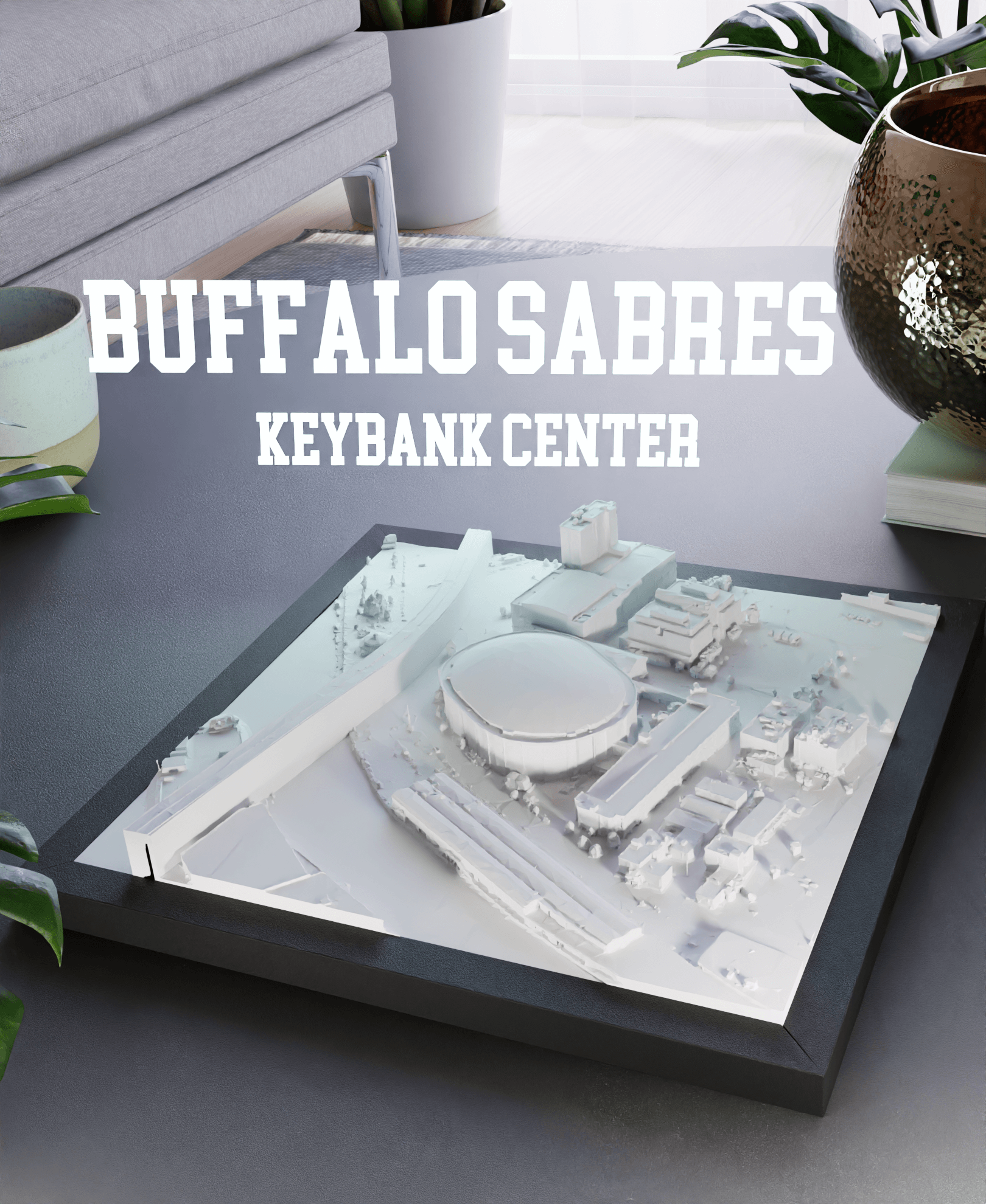 Buffalo Sabres - KeyBank Center 3d model