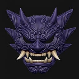 Haunter Menpo Mask 3d model