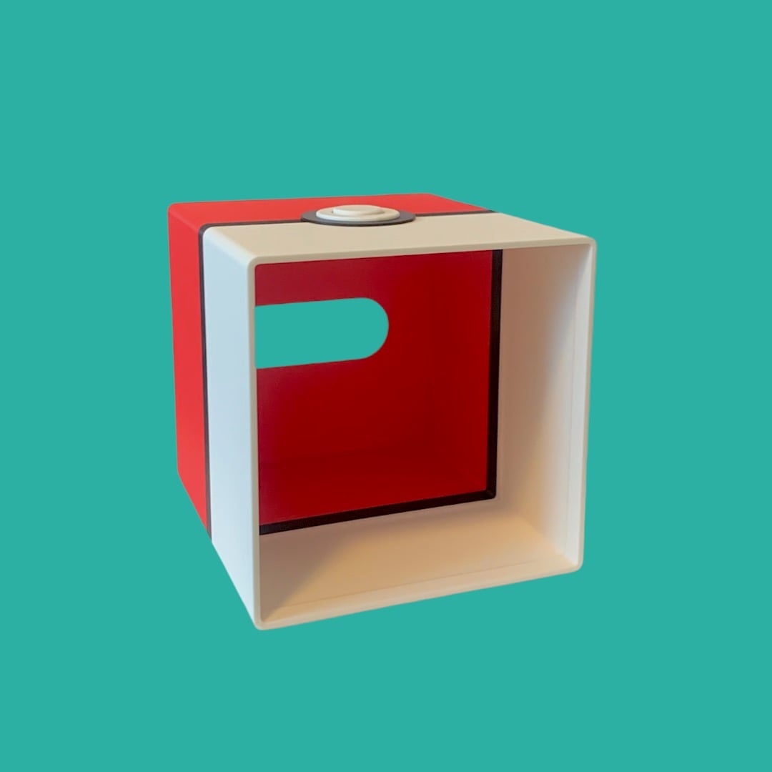 Pokeball Tissue Box Cover 3d model