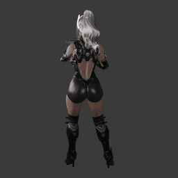 Ines Raya Future Warrior 3d model