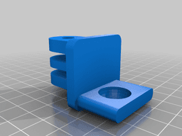Ball socket mounting head for Cam Mount 3d model
