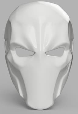 Deathstroke Mask with two eyes 3d model