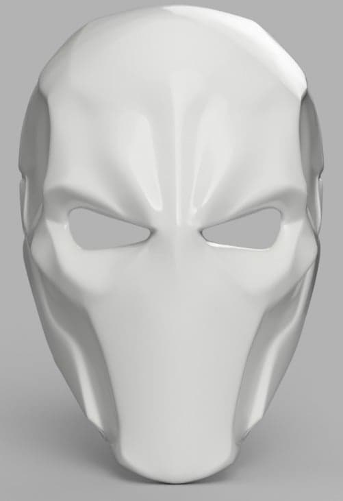 Deathstroke Mask with two eyes 3d model