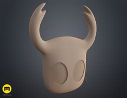 Hollow Knight Ghost Face Mask 3d model