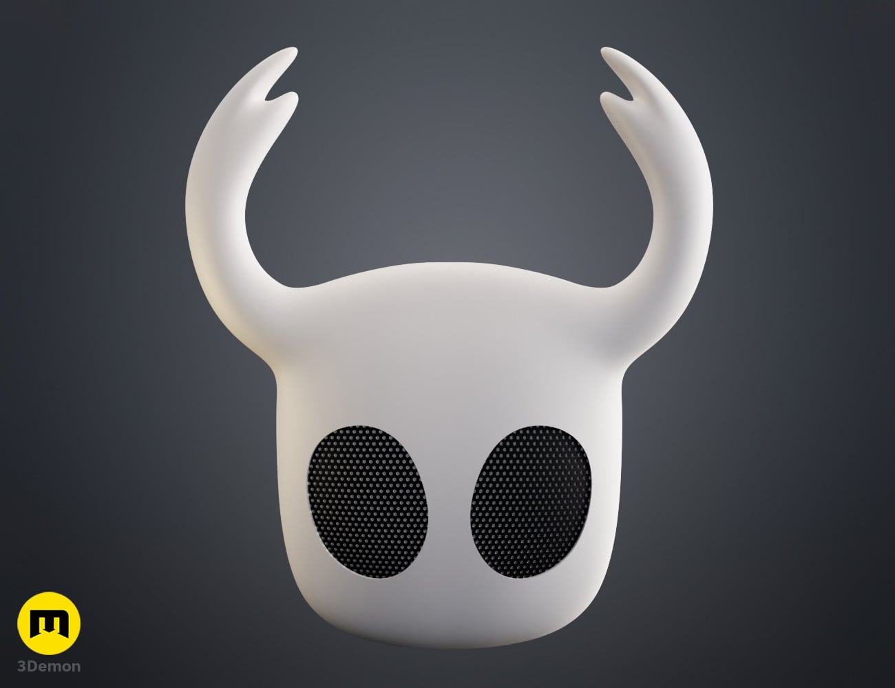 Hollow Knight Ghost Face Mask 3d model