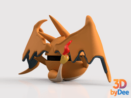 Charizard (Mega Y) 3d model