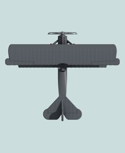 1:144 Fokker D.VII 3d model