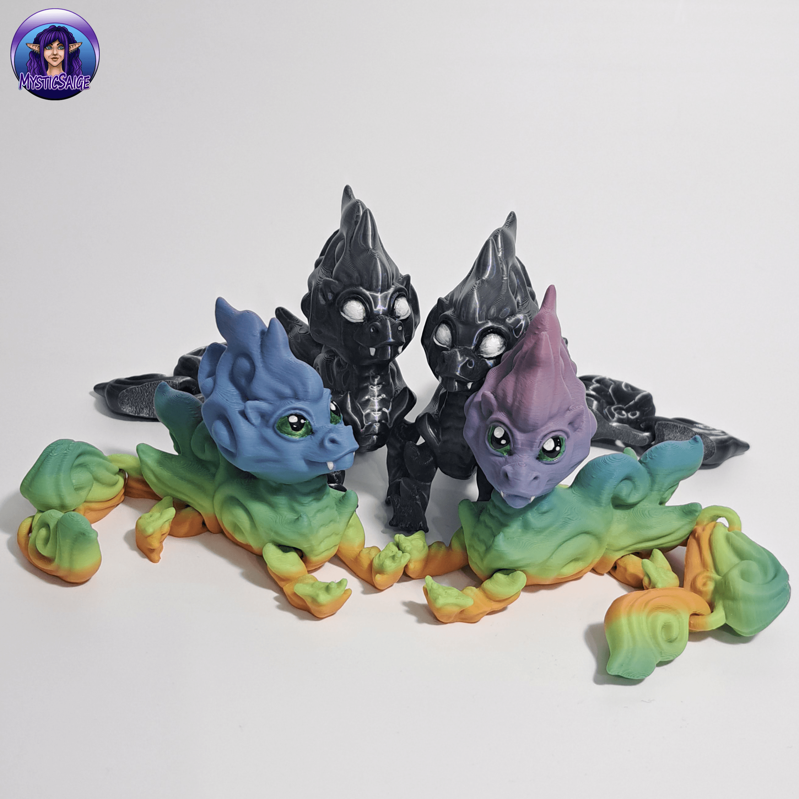 Baby Cloud Dragon 3d model