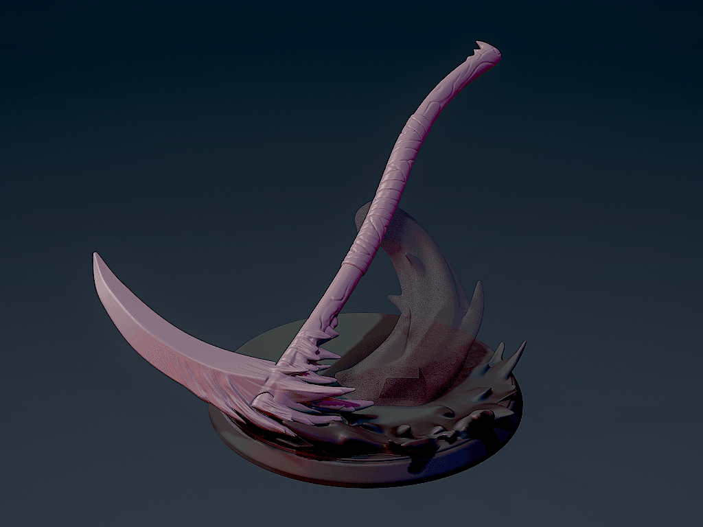 Living Scythe 3d model