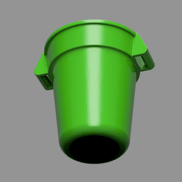 Garbage Recycle Bin 3d model