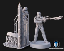 1:48 Scale Death Troopers - 3D Print Files 3d model