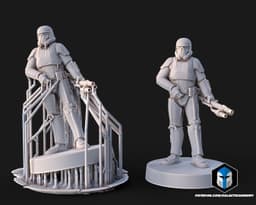 1:48 Scale Death Troopers - 3D Print Files 3d model