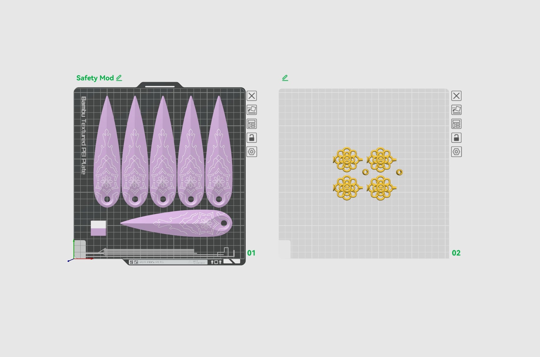 Demon Slayer Magical Daggers 3d model