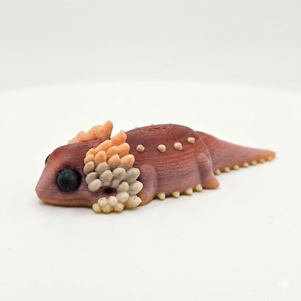 MiniMonster5 Baby Bearded Dragon V3 3d model