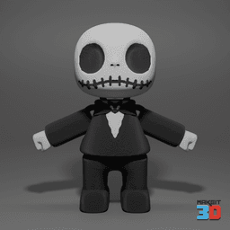 3D Printable Jack Articulated Flexi 3d model