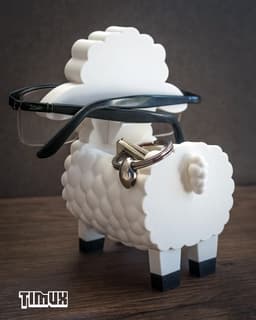 SHEEP GLASSES HOLDER 3d model
