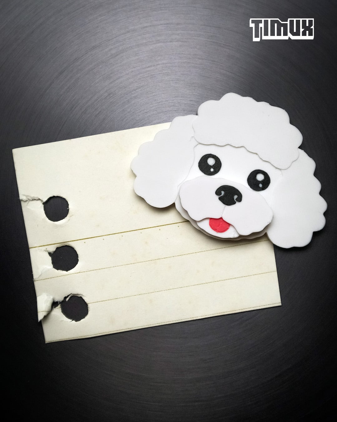POODLE KEYCHAIN SET 3d model