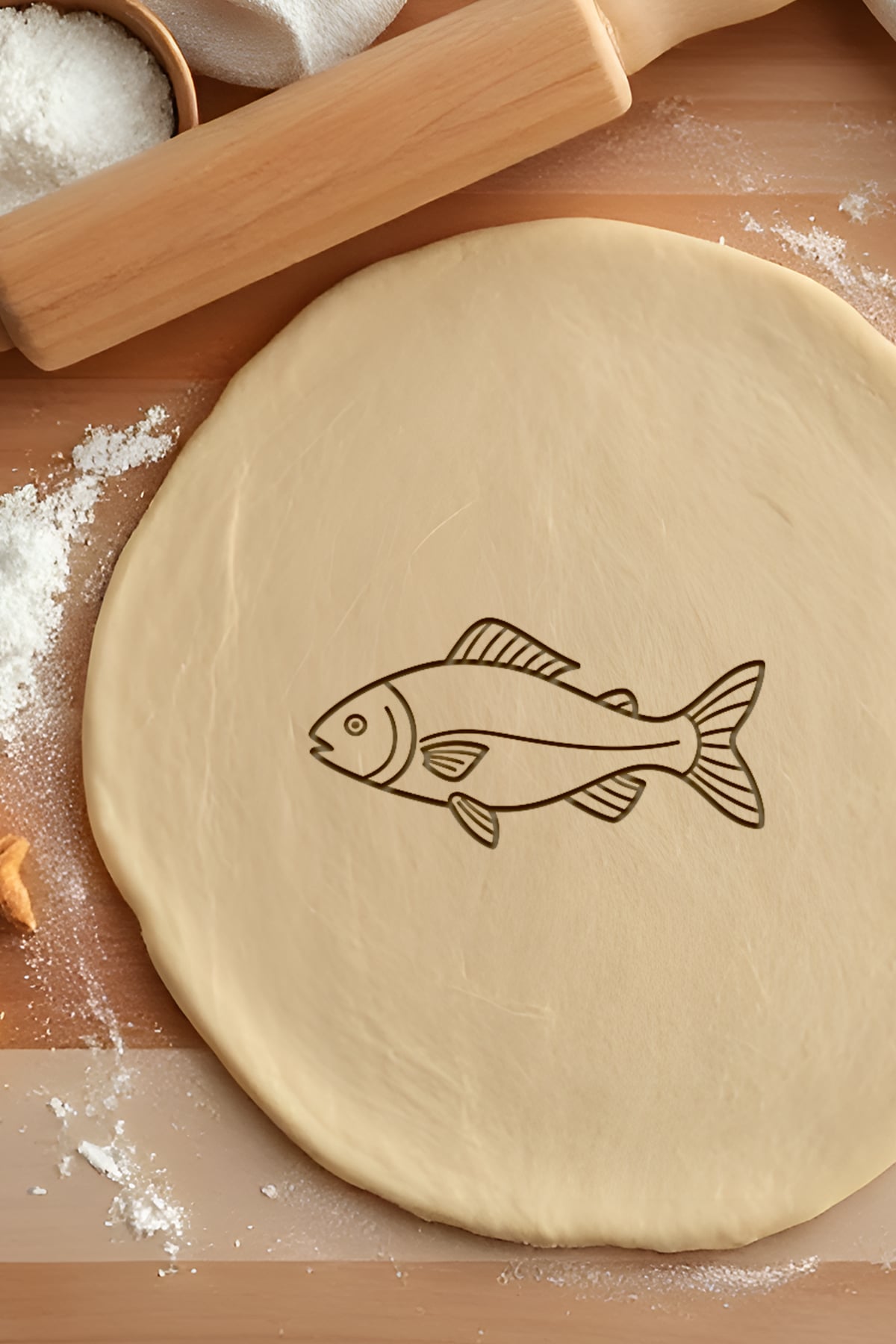 Fish Cookie Cutter, Biscuit Cutter 3d model
