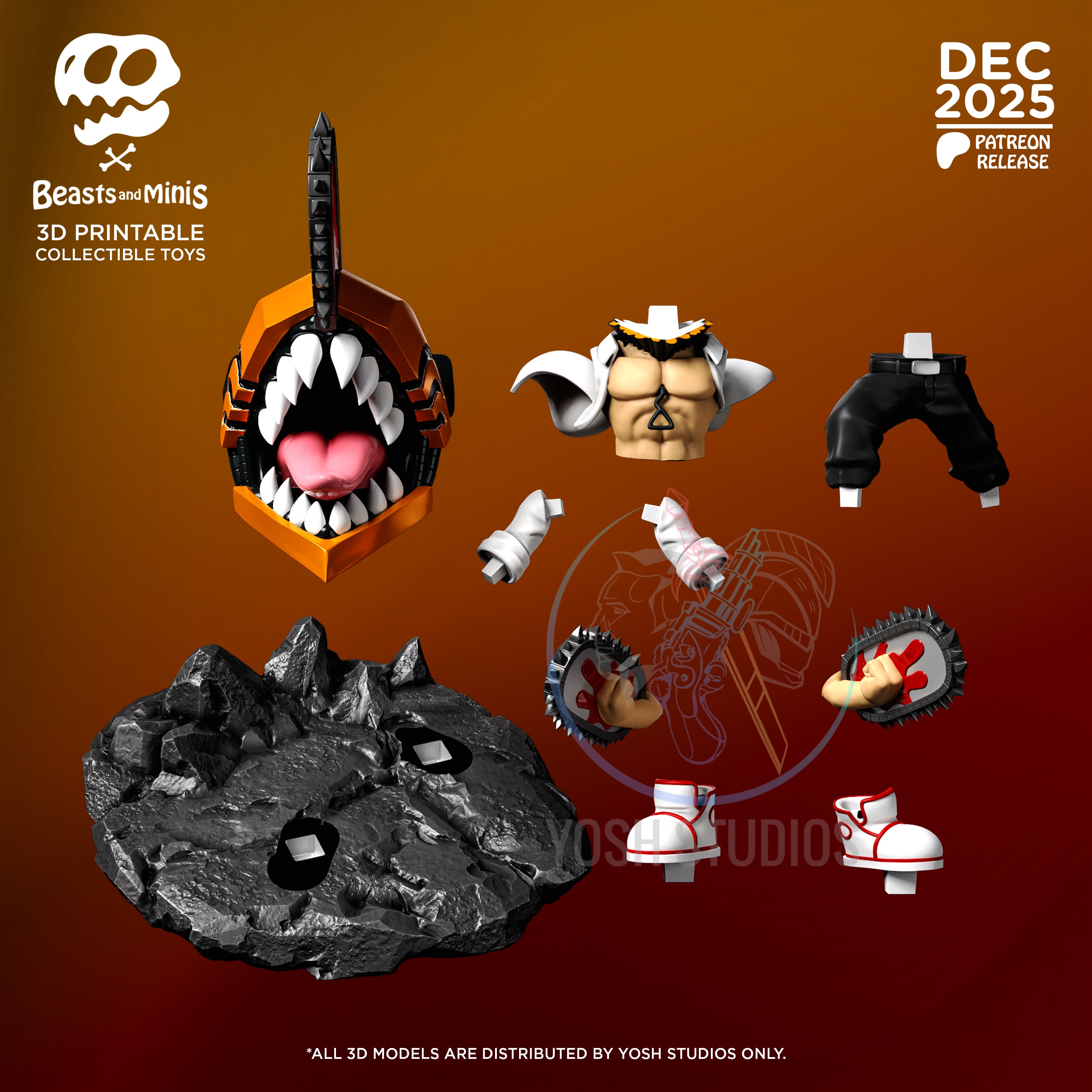 Denji Mini 3D Printer STL File 3d model