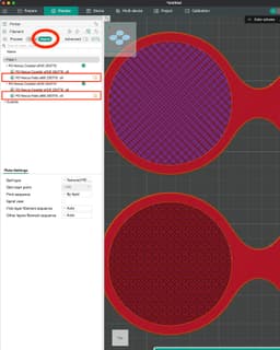Coaster For Two - Double Coaster With Customizable Patterns 3d model