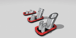 RC Car Drift Side Exhaust 1:10 3d model