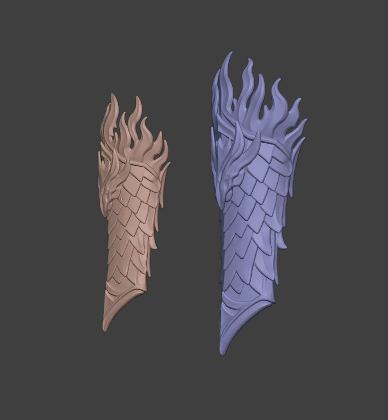 Dragon Hunter Bracers 3d model