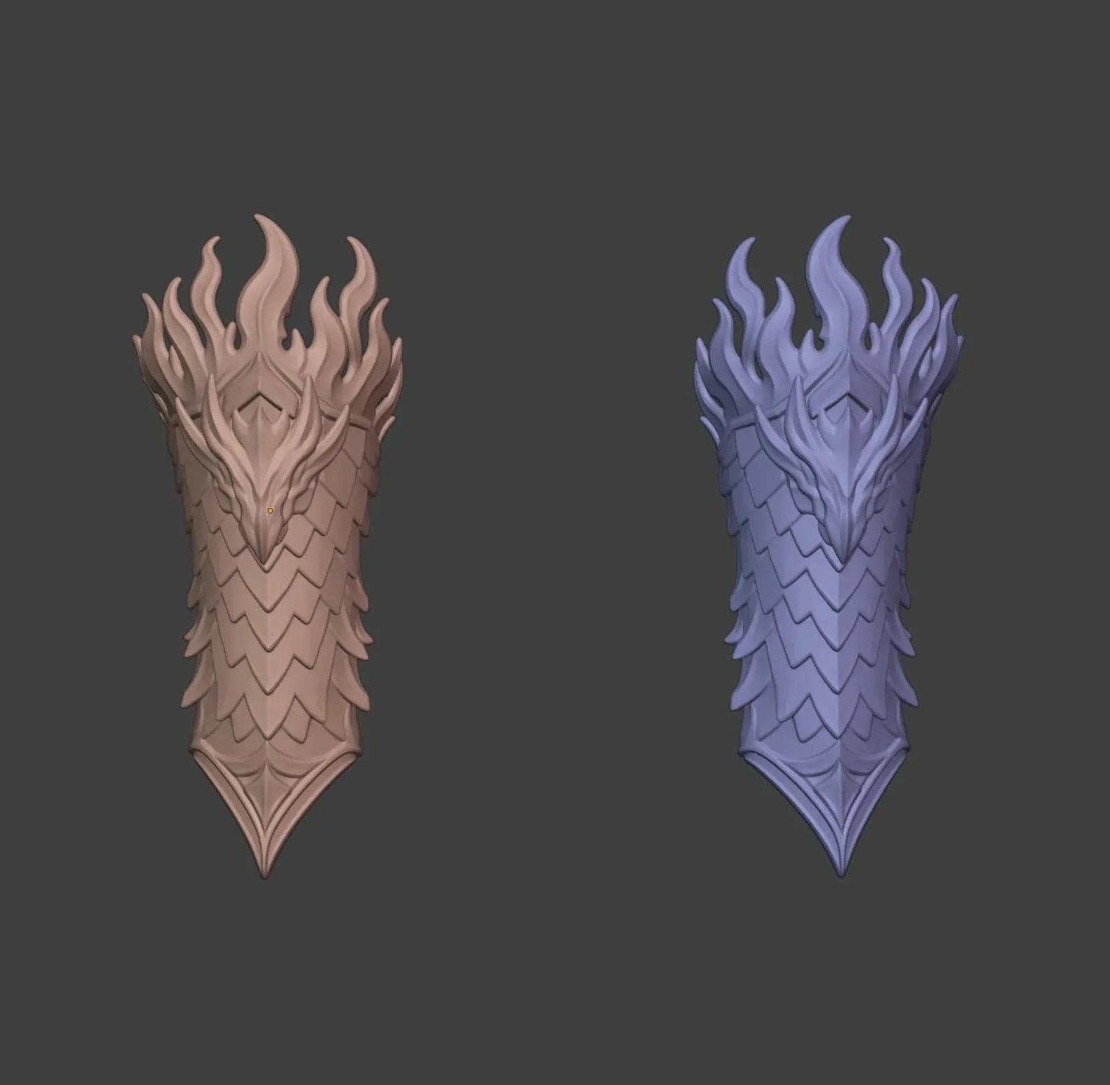Dragon Hunter Bracers 3d model