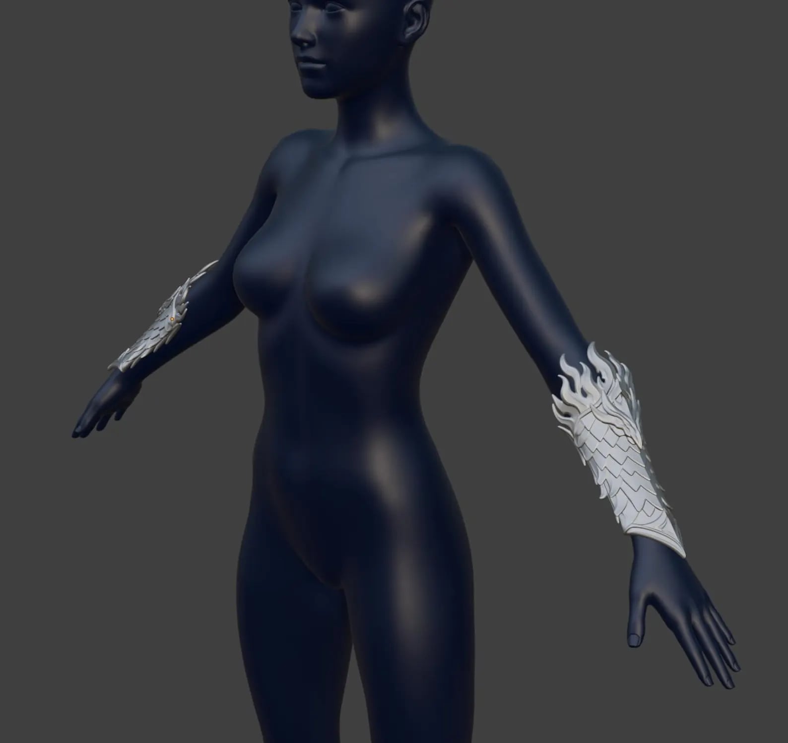 Dragon Hunter Bracers 3d model